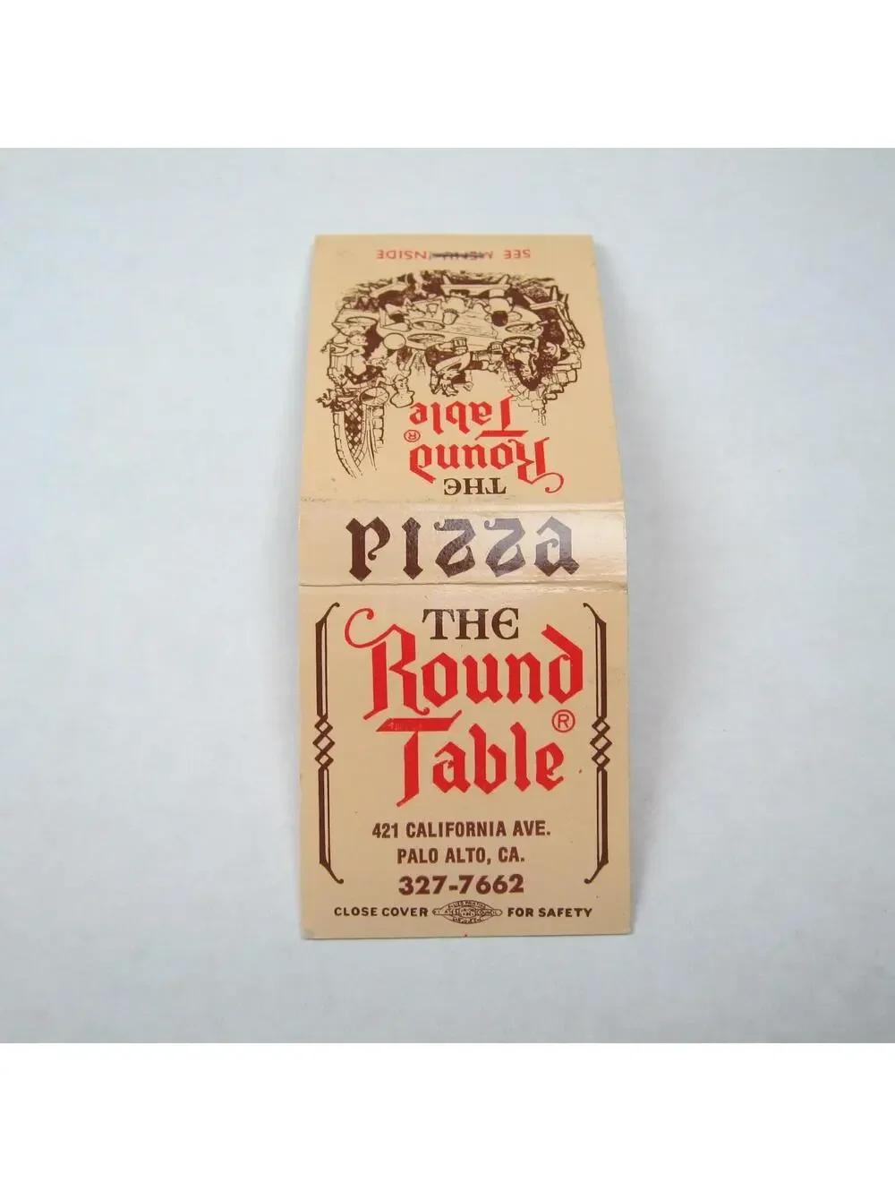 4 Matchbook Covers Consuelo's The Round Table The Broken Egg Jim & Jo's Foods CA